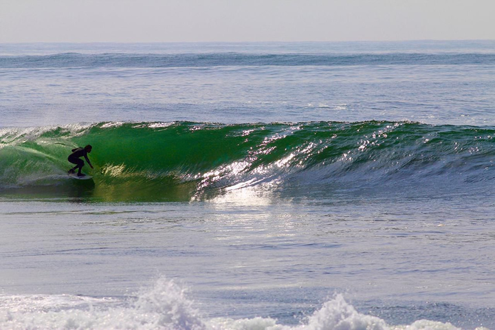 Punta Ceviche en Chancay, Perú, es una ola a punto de desaparecer debido al desarrollo de infraestructura portuaria. Foto: Enrique del Solar.